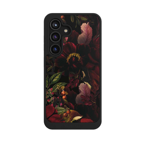 Samsung Galaxy S24 NIVOcore Dunkle Rote Vintage Barock Rosen