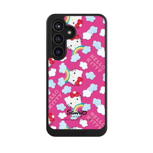 Samsung Galaxy S24 NIVOcore Hello Kitty Regenbogenmuster