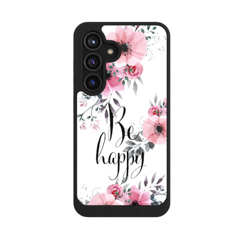 Samsung Galaxy S24 NIVOcore Be Happy Blumen