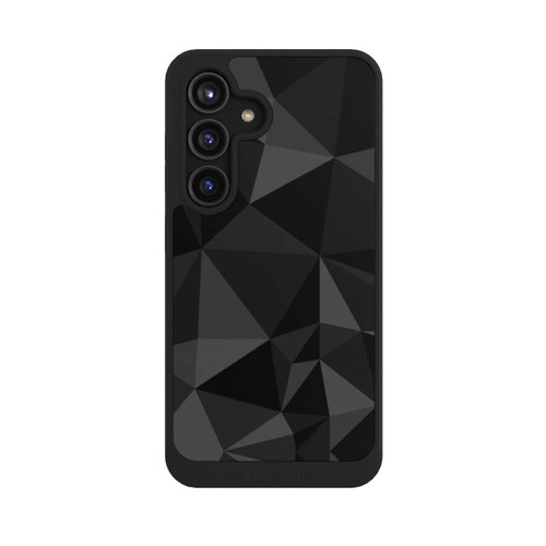 Samsung Galaxy S24 NIVOcore Polygonmuster schwarz