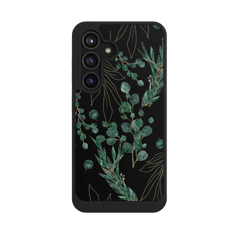 Galaxy S24 NIVOcore Eukalyptusblätter schwarz