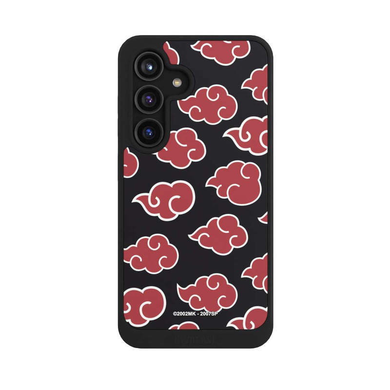 Galaxy S24 NIVOcore Akatsuki Pattern Black Big
