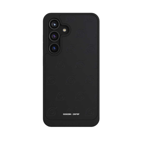 Samsung Galaxy S24 NIVOcore Schwarzes Konoha-Muster Transparent