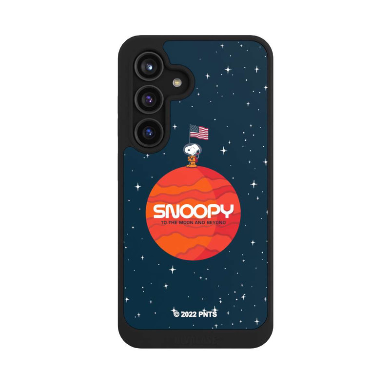 Galaxy S24 NIVOcore Snoopy Voyageur de l'espace Orange