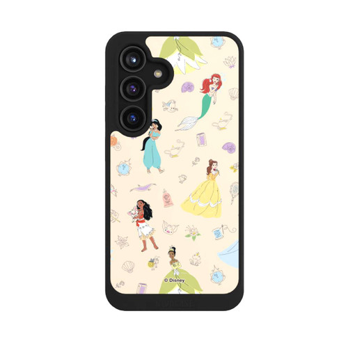 Samsung Galaxy S24 NIVOcore Princess Pattern Beige Disney Princess