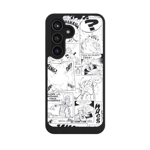 Samsung Galaxy S24 NIVOcore BD Astérix Blanc &amp; Noir