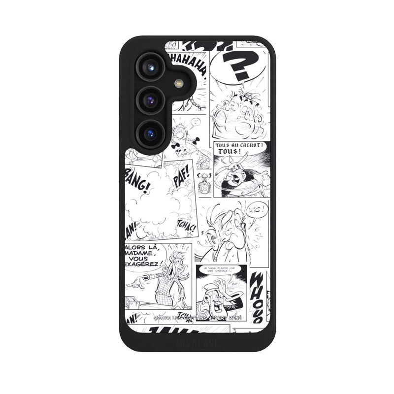 Galaxy S24 NIVOcore BD Astérix Blanc & Noir