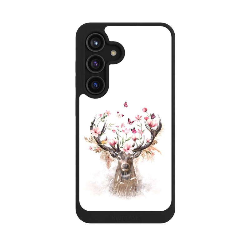 Galaxy S24 NIVOcore Deer Flowers Antlers