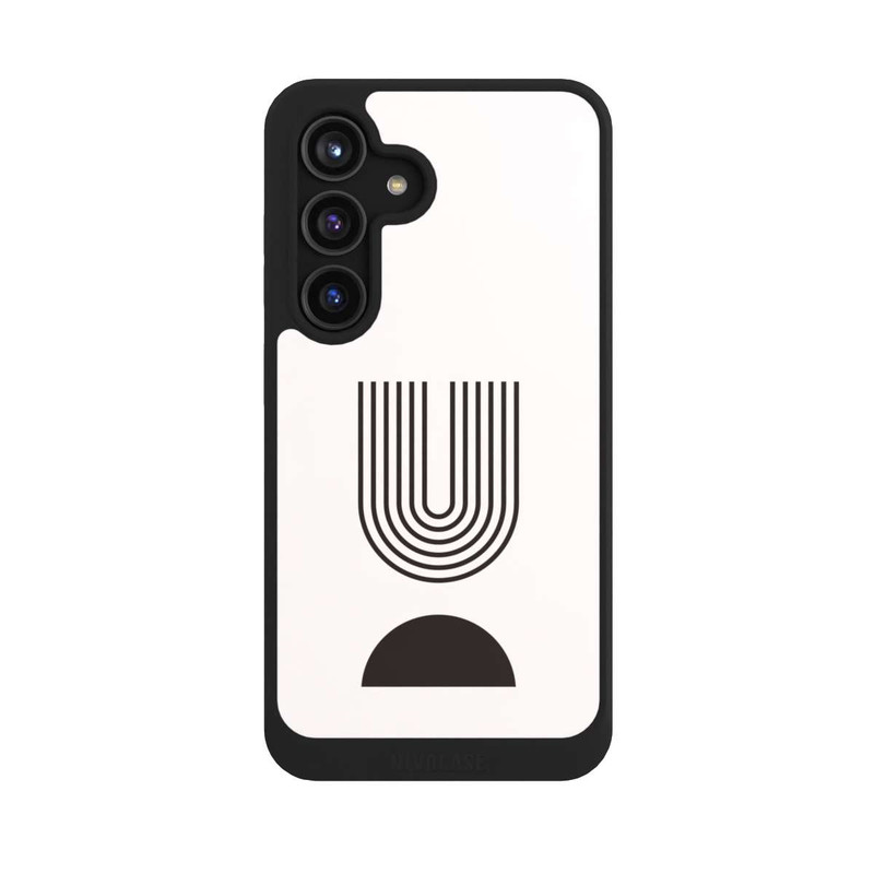Galaxy S24 NIVOcore Moderne Kunst Schwarze Linien