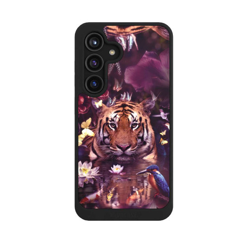 Samsung Galaxy S24 NIVOcore Tiger Blumenrahmen