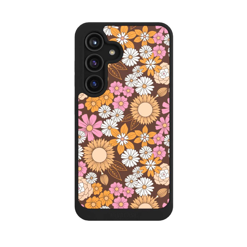 Galaxy S24 NIVOcore Vintage Boho Blumen