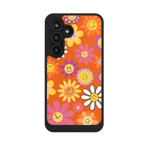 Samsung Galaxy S24 NIVOcore Smiles Orange Flowers