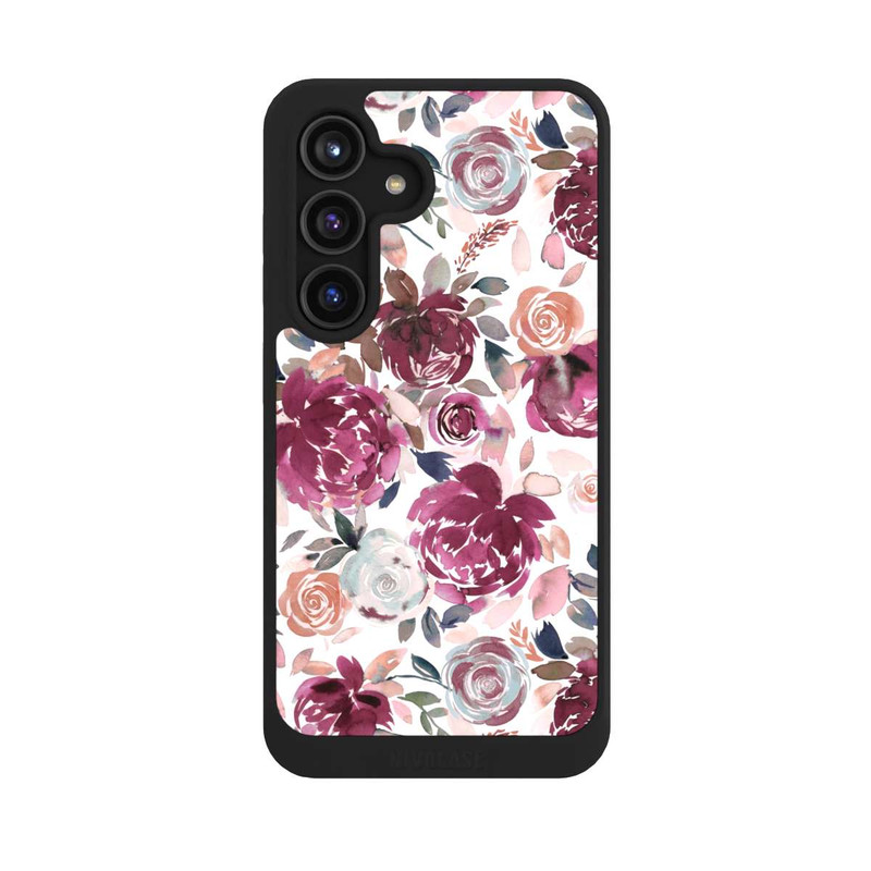 Galaxy S24 NIVOcore Autumn Peonies and roses Pink