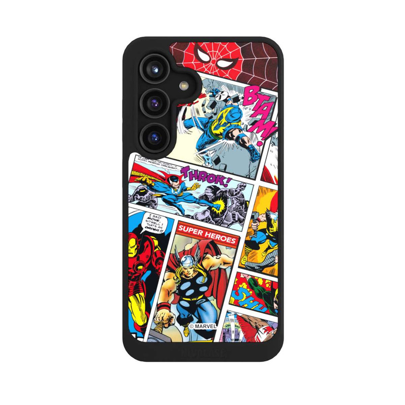 Galaxy S24 NIVOcore Marvel Retro Comic Blue