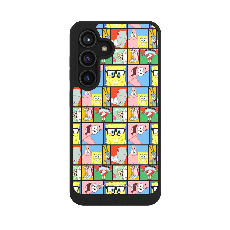 Galaxy S24 NIVOcore Motif de mémoire des amis de Bob l'éponge