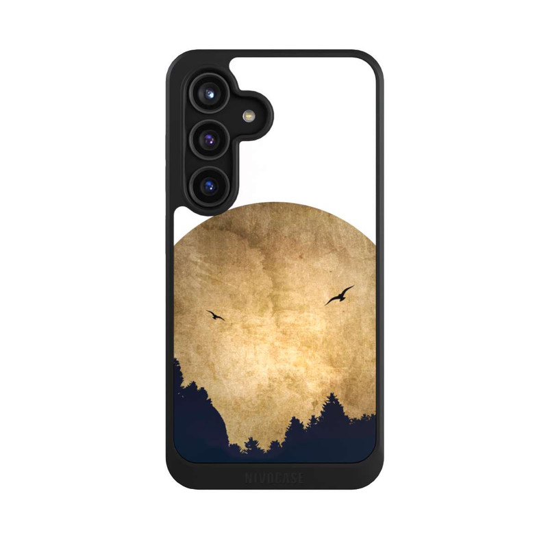 Galaxy S24 NIVOcore Deux oiseaux et la lune