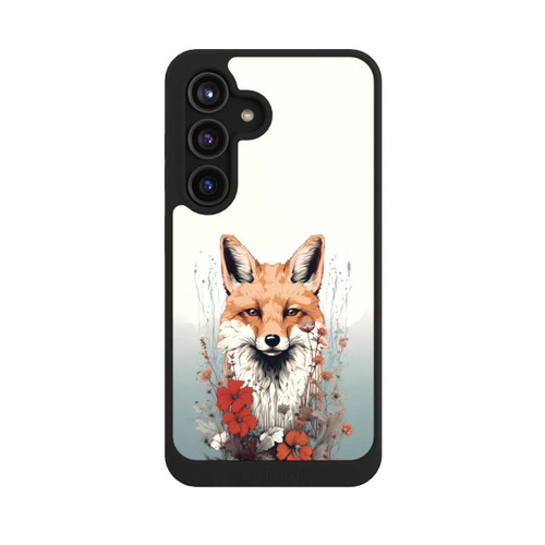 Samsung Galaxy S24 NIVOcore  Fox with Flowers