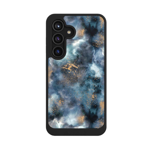 Samsung Galaxy S24 NIVOcore Smoky Marble Watercolor Navy