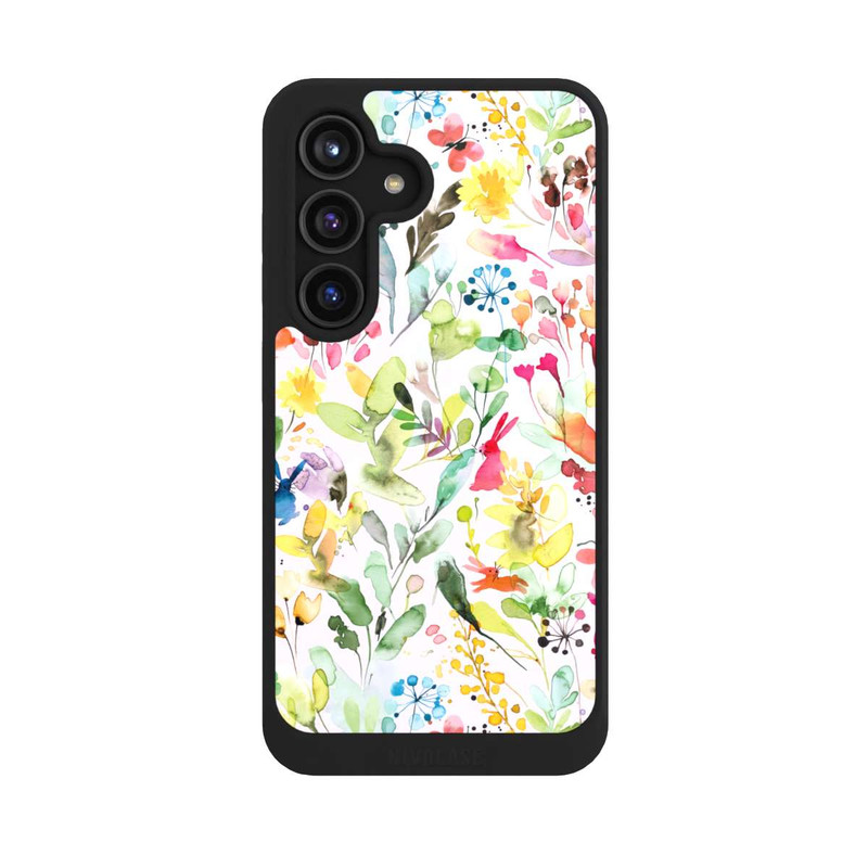 Galaxy S24 NIVOcore Wild Flowers Meadow Pink