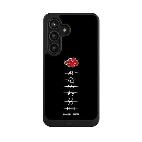 Samsung Galaxy S24 NIVOcore Akatsuki Mitglieder Symbole Schwarz