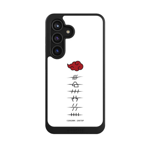 Samsung Galaxy S24 NIVOcore Akatsuki member symbols white