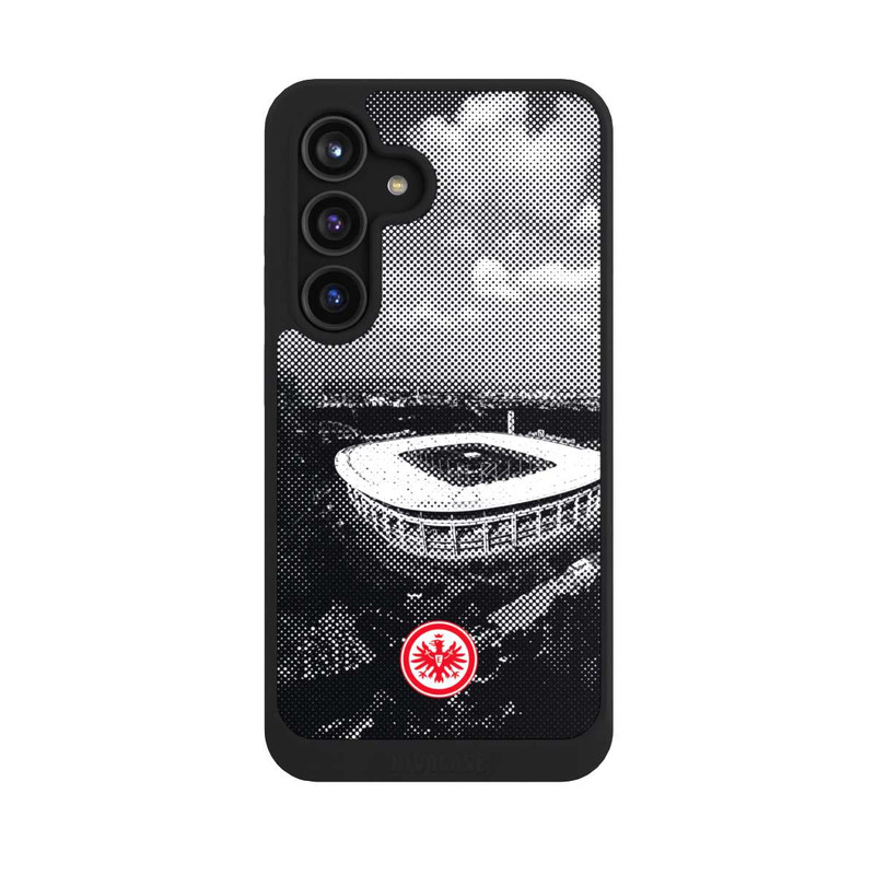Galaxy S24 NIVOcore SGE Stadion Schwarz Weiß