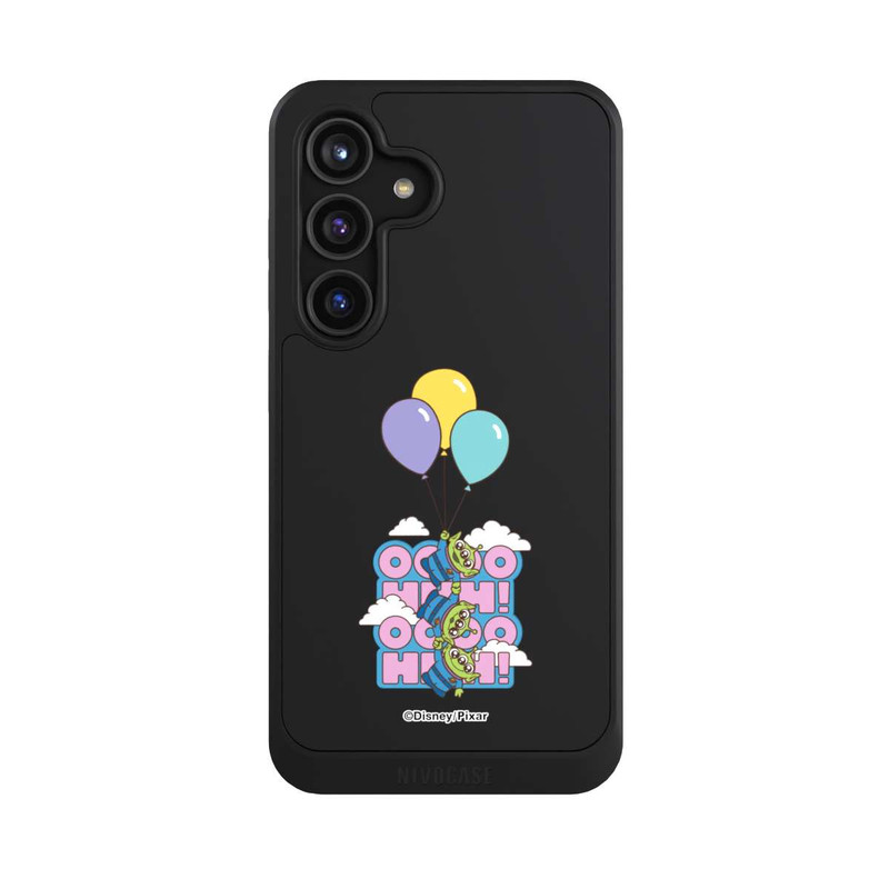 Galaxy S24 NIVOcore Toy Story Aliens Balloons OOOOHHH Transparent