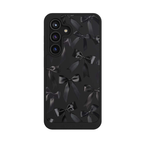 Samsung Galaxy S24 NIVOcore Schwarze Satinschleifen