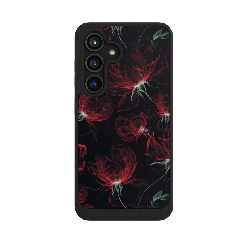 Galaxy S24 NIVOcore Tapete mit roten Blumen