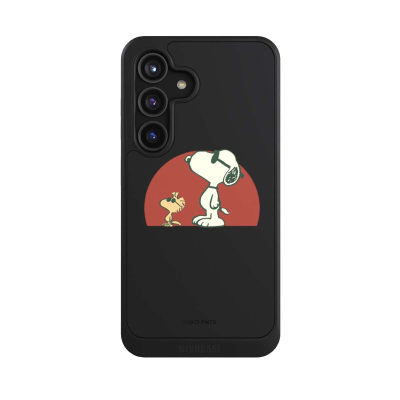 Galaxy S24 NIVOcore Snoopy Woodstock Far Out transparent