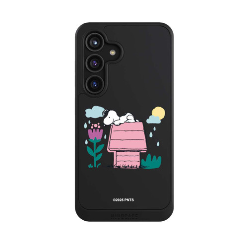 Samsung Galaxy S24 NIVOcore Snoopy Hundehütte Frühling transparent
