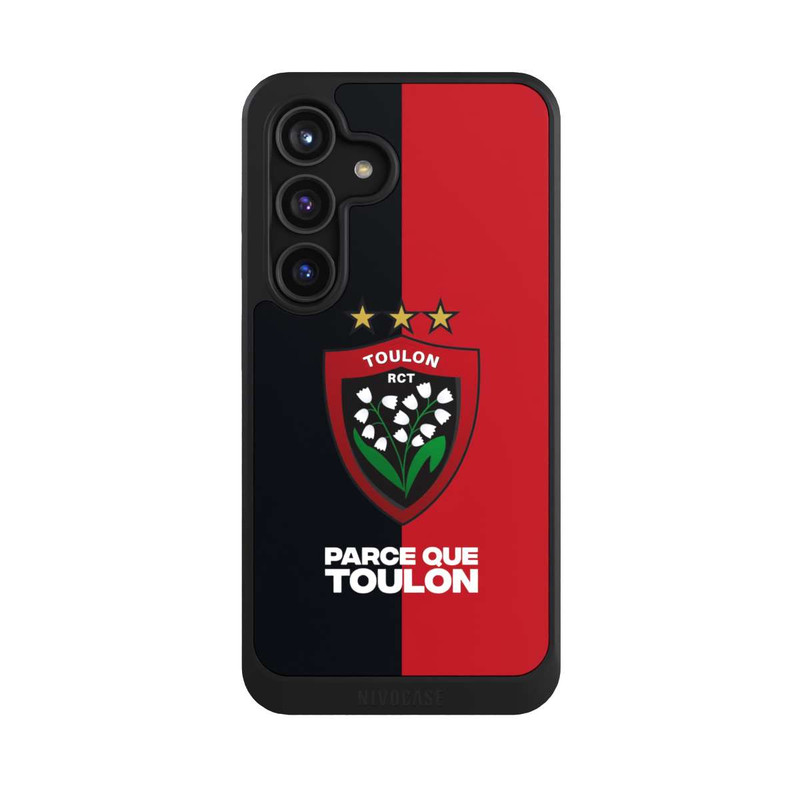 Galaxy S24 NIVOcore RCT Logo Rouge Noir