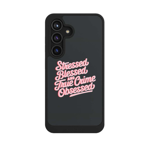 Samsung Galaxy S24 NIVOcore Stressed Blessed and True Crime Obsessed