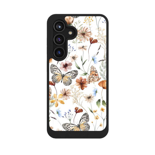 Samsung Galaxy S24 NIVOcore Wildflowers and Butterflies Pattern