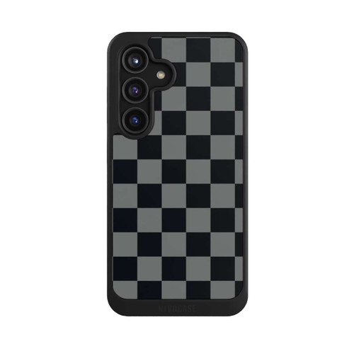 Samsung Galaxy S24 NIVOcore Schachbrett Schwarz Grau