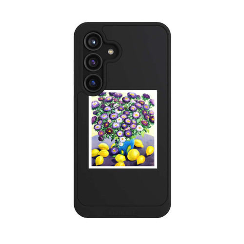 Samsung Galaxy S24 NIVOcore Purple Asters and Lemons by Christopher Ryland