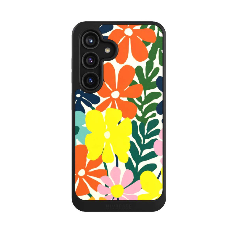 Galaxy S24 NIVOcore Blumen Farbenpracht