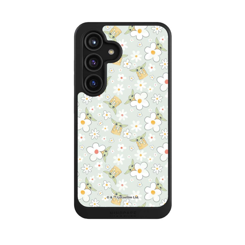 Galaxy S24 NIVOcore Baby Yoda Flower Pattern