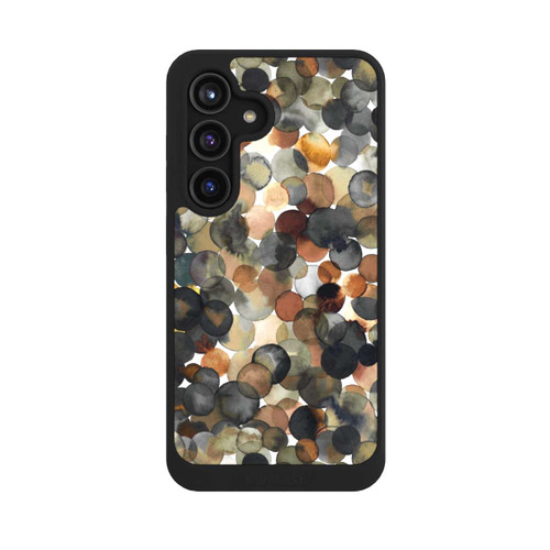 Samsung Galaxy S24 NIVOcore Watercolor Dots Brown Pattern