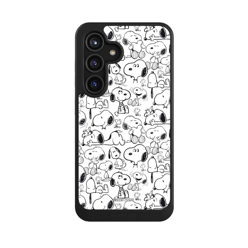 Galaxy S24 NIVOcore Classic Snoopy Pattern White