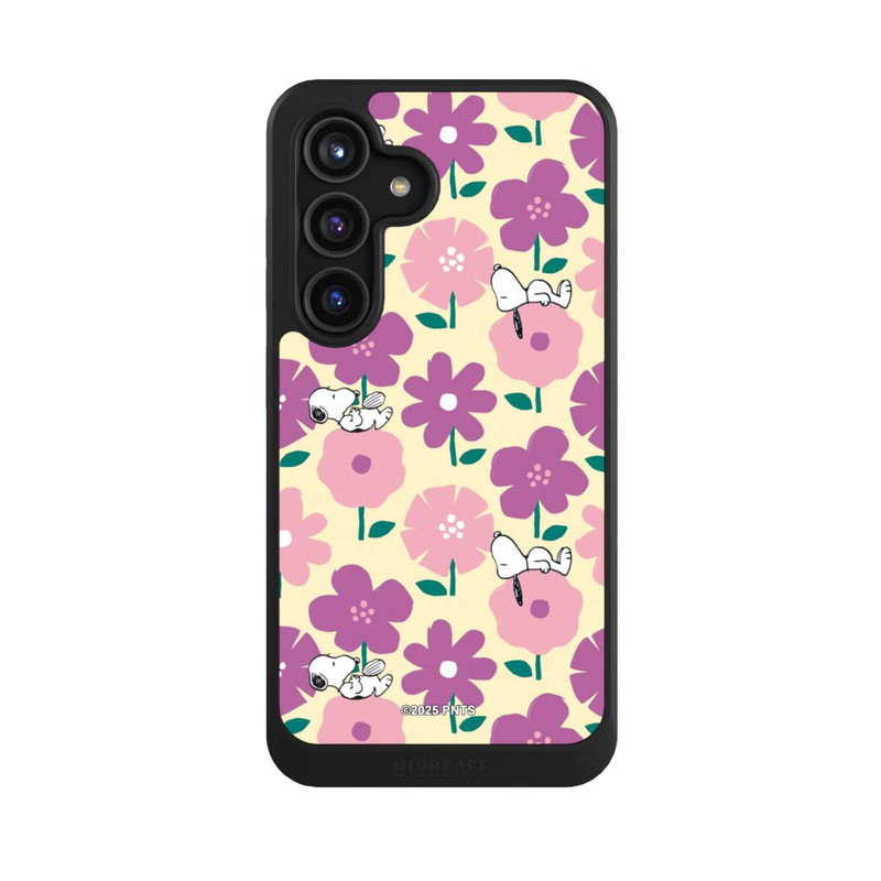 Galaxy S24 NIVOcore Peanuts Flower Pattern Yellow