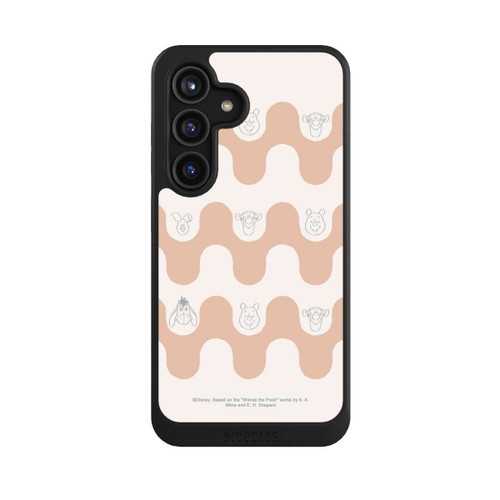 Samsung Galaxy S24 NIVOcore Winnie the Pooh and Friends Boho Waves Pattern