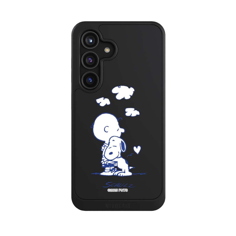 Galaxy S24 NIVOcore Peanuts Charlie Brown Snoopy Hug Transparent