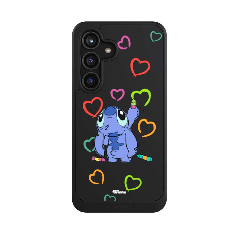 Galaxy S24 NIVOcore Stitch Draws a Heart Transparent