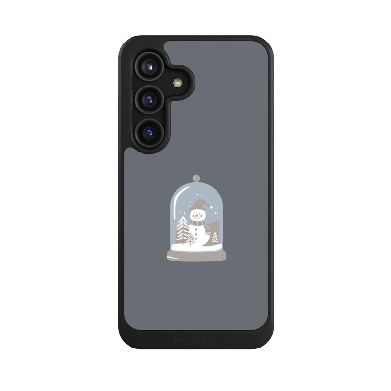 Galaxy S24 NIVOcore Minimalistische Schneekugel mit Schneemann