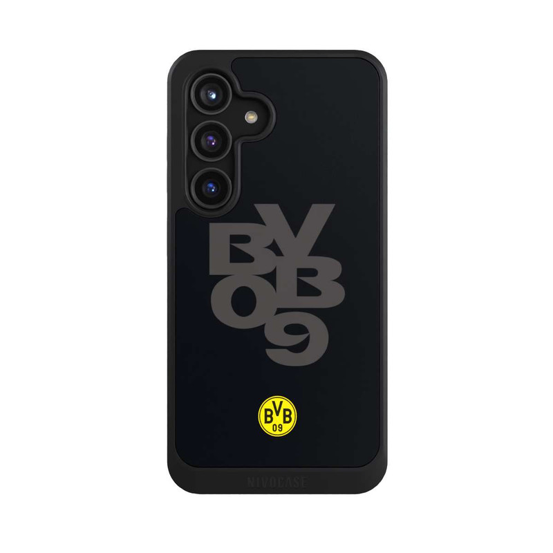 Galaxy S24 NIVOcore BVB09 Grau Schwarz