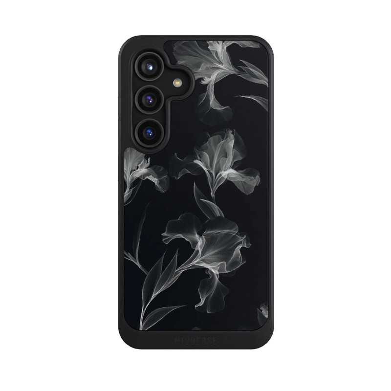 Galaxy S24 NIVOcore Black and White Photocopy x Ray of Flowers