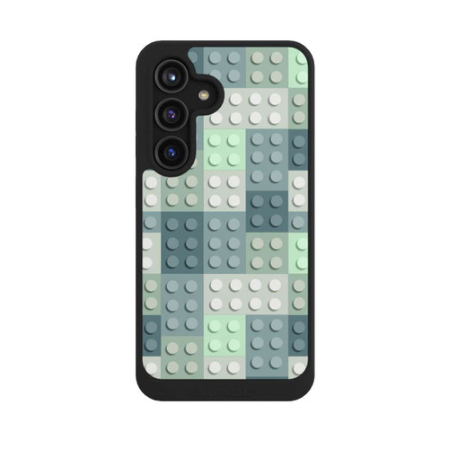 Samsung Galaxy S24 NIVOcore Green Blocks Pattern