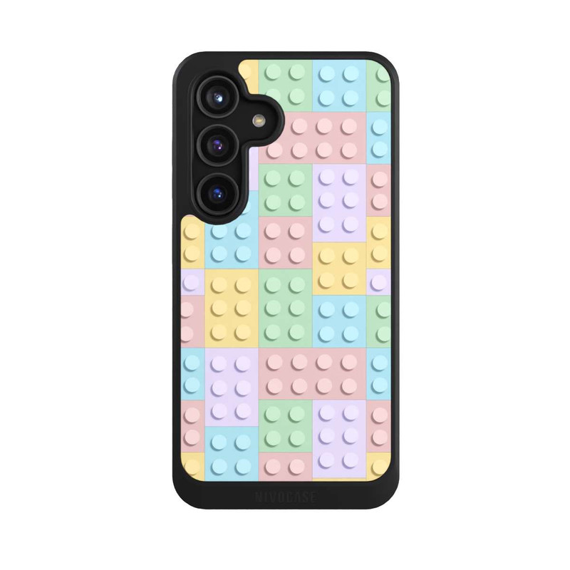 Galaxy S24 NIVOcore Modèle de blocs colorés