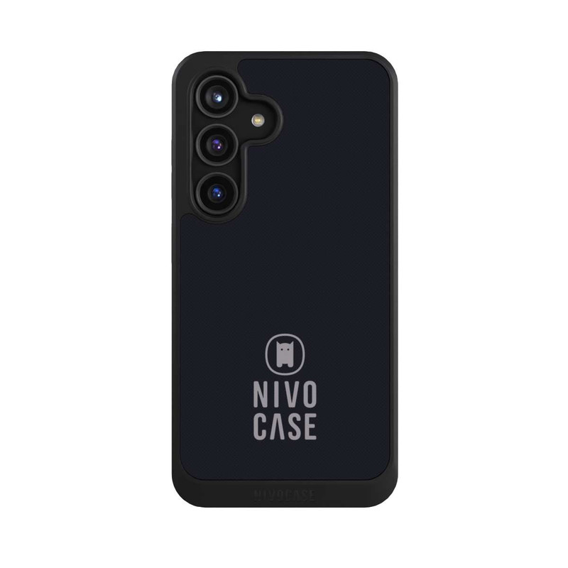Galaxy S24 NIVOcore Nivocase Logo Black Grey